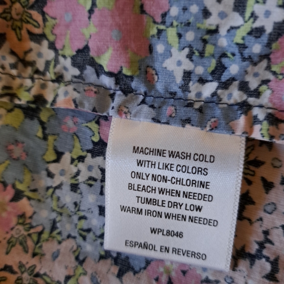 Charter Club shirt shop size 12. Relaxed fit. Roll up button sleeve - Picture 5 of 9